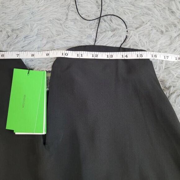 Kenzo Black Silk Blend Crepe Tank - Size 6 - Picture 6 of 9